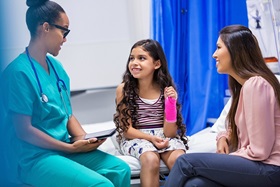 Girl with Cast