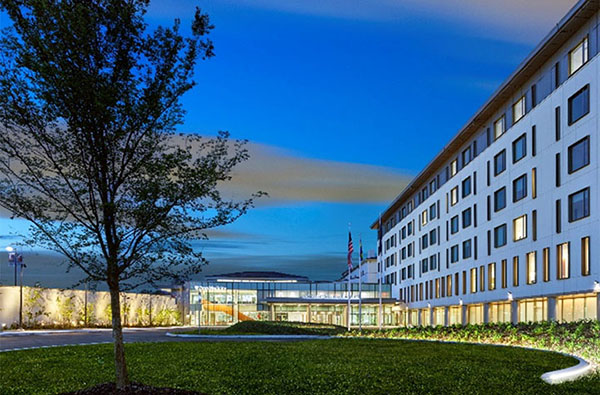 Chester County Hospital Exterior At Night